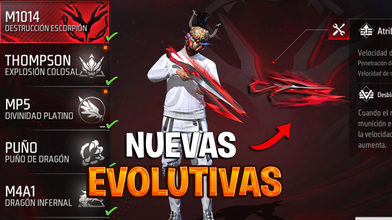 Guía completa del generador de armas evolutivas de Free Fire 1 descubre las armas evolutivas mas poderosas en free fire guia completa 1