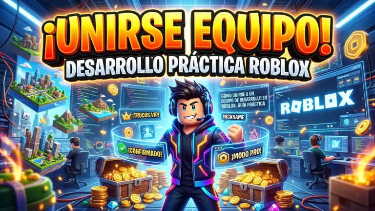 Cómo unirse a un equipo de desarrollo en Roblox: guía práctica